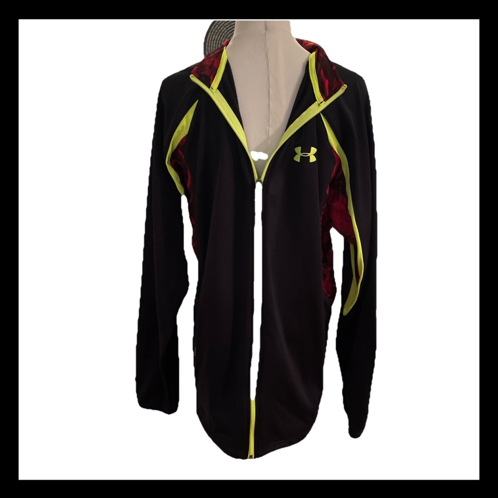 Under Armour Women's Black and Yellow Jacket